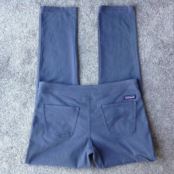 ⭐PATAGONIA “WORN WEAR” STRAIGHT LEG WORK PANTS in Dusty Blue, size 12⭐ - Picture 3 of 7
